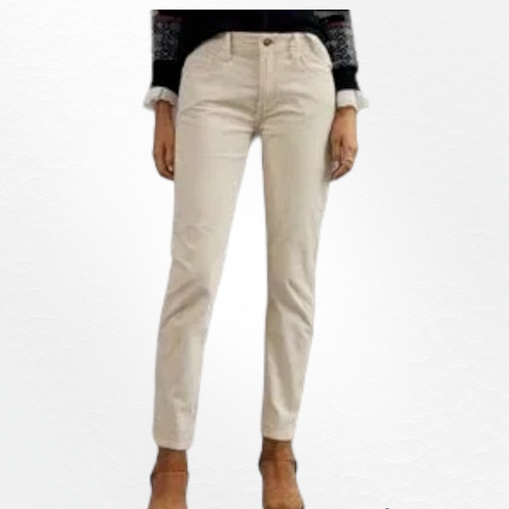 Pilcro The Slim Boyfriend  Crop Corduroy Pants